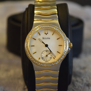 Bulova Diamond Two-Tone Stainless Steel